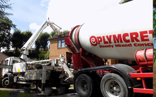 Ready Mix Concrete, Short Notice Concrete Plymouth,  Drum Mix Concrete, from the leading Concrete Supplier in Plymouth Devon and Cornwall, Drum Mix on site Concrete 