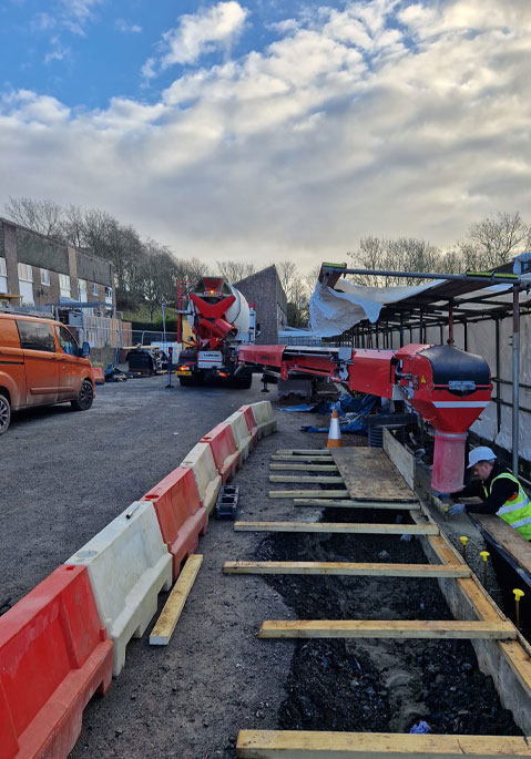 Concrete Interlocking concrete Blocks and Concrete Building Blocks Delivered in Plymouth Devon or Cornwall